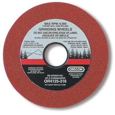 Replacement Chain Grinding Wheel 3/16" Stone OR4125-316A