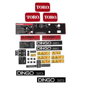 Dingo 220, 323 Decal Kit 139-4852