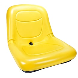 High Back Seat 15&quot; Yellow PVC Vinyl 16501