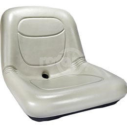 High Back Seat 15&quot; Gray PVC Vinyl 16502 