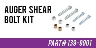 OEM Auger Shear Bolt Kit Only $7.79