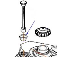 41410021 Wright Stander Fuel Gauge Grommet ProPartsDirect